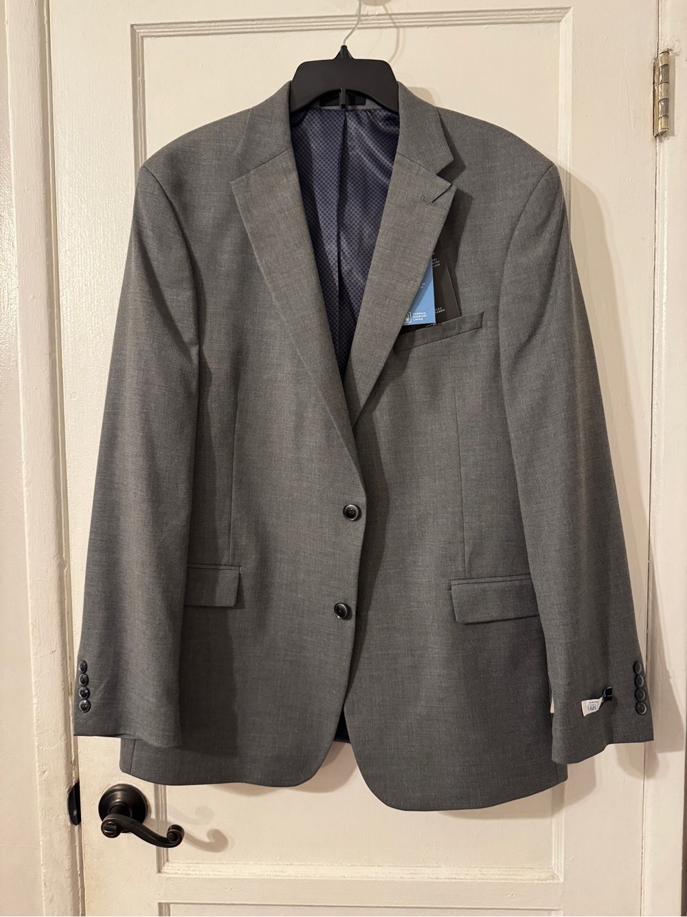 Van Heusen Jacket Sz 46 long nwt retail $280